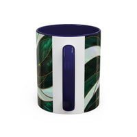 Jade Wolf Stained Glass Style Mug