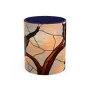 Dusk Owl Stained Glass Style Mug