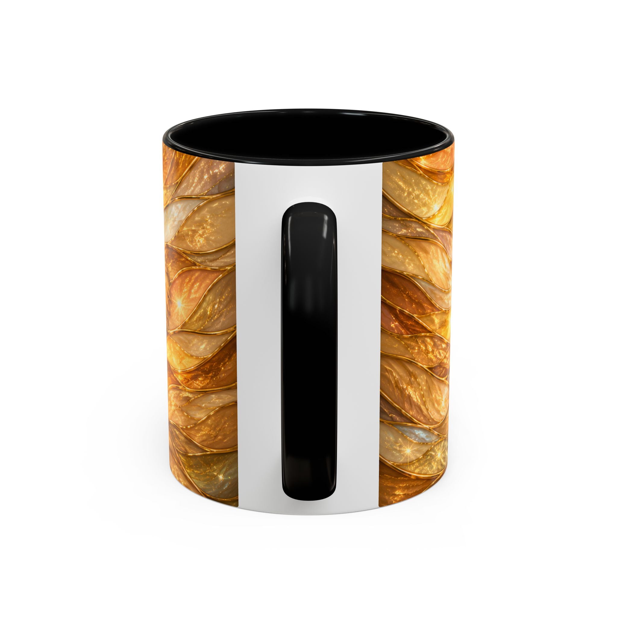 Golden Glow Golden Retriever Stained Glass Style Mug
