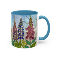 Wildflower Stained Glass Mug