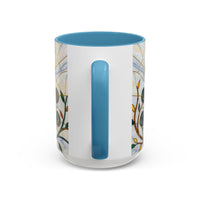 Classic Peacock Stained Glass Style Mug