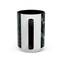 Teal Green Stained Glass Style Mug
