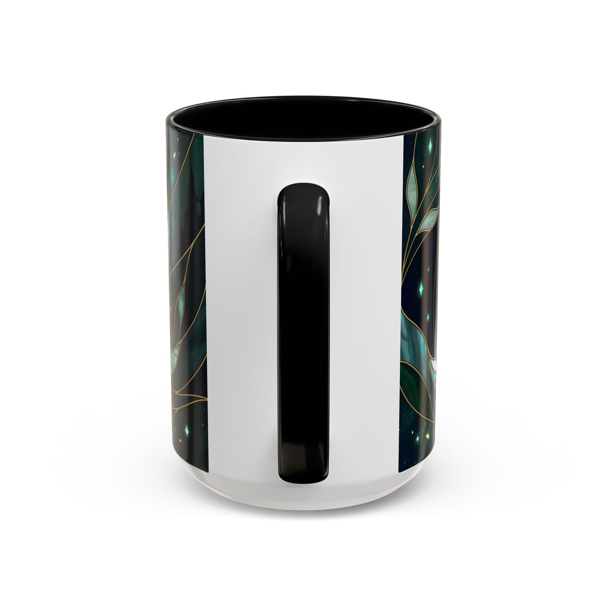 Teal Green Stained Glass Style Mug