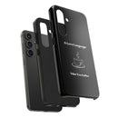 A Love Language Black Phone Case