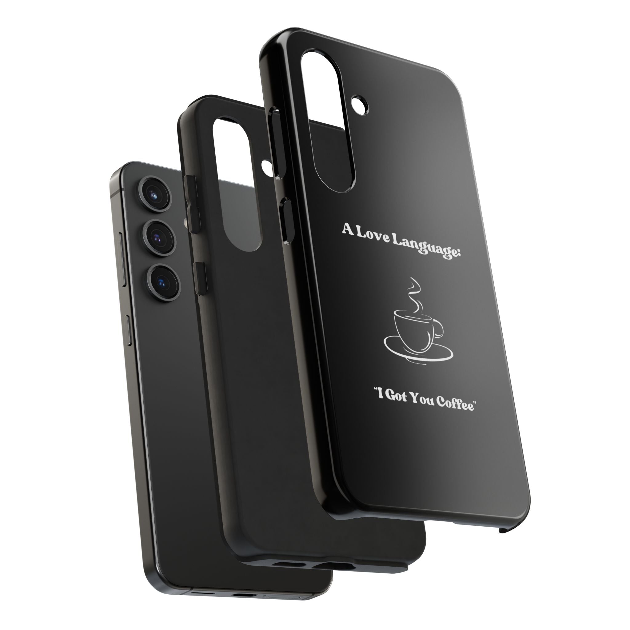 A Love Language Black Phone Case