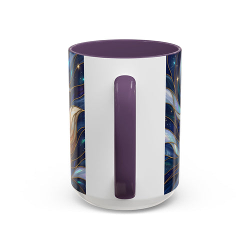 Midnight Fox Stained Glass Style Mug