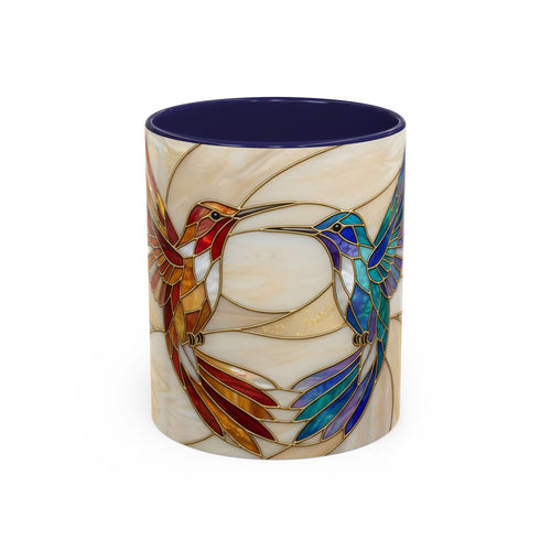 Harmony Hummingbird Stained Glass Style Mug