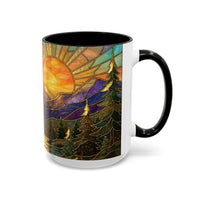 Sunrise Stained Glass Mug