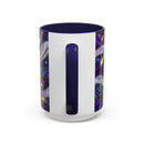 Cosmic Glow Staffy Stained Glass Style Mug