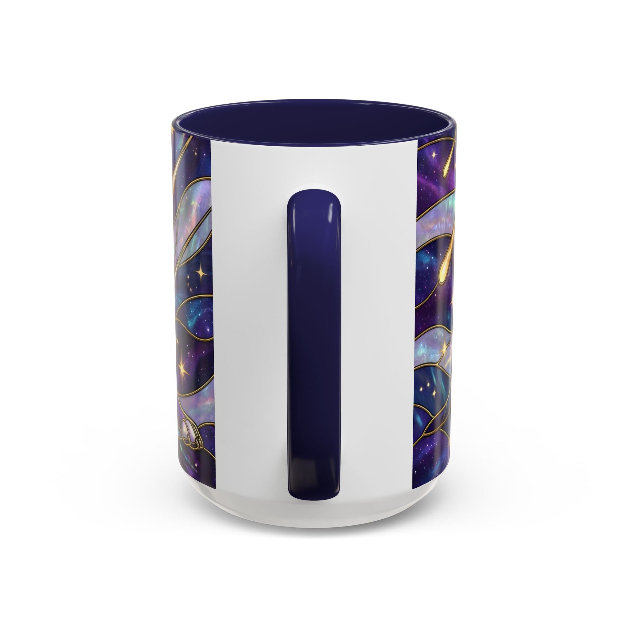 Cosmic Glow Staffy Stained Glass Style Mug