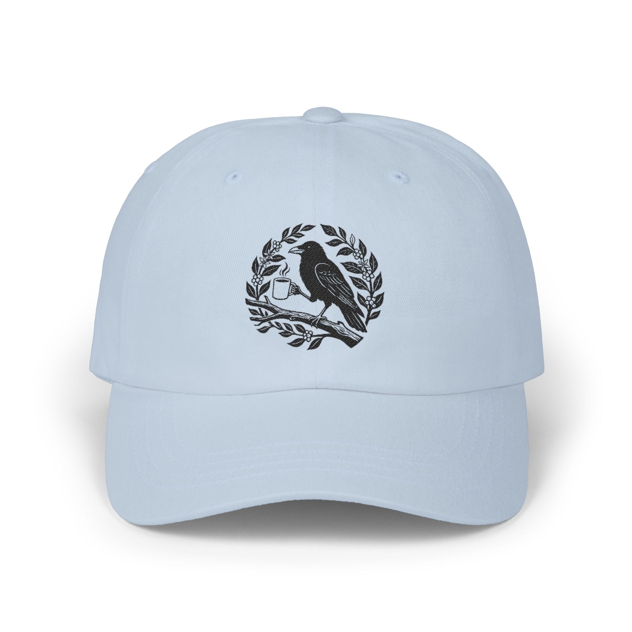 Caffeinated Crow Dad Cap