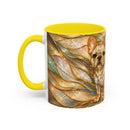 Golden Glow French Bulldog Stained Glass Style Mug