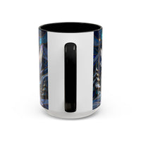 Mountain Guardian Great Pyrenees Stained Glass Style Mug