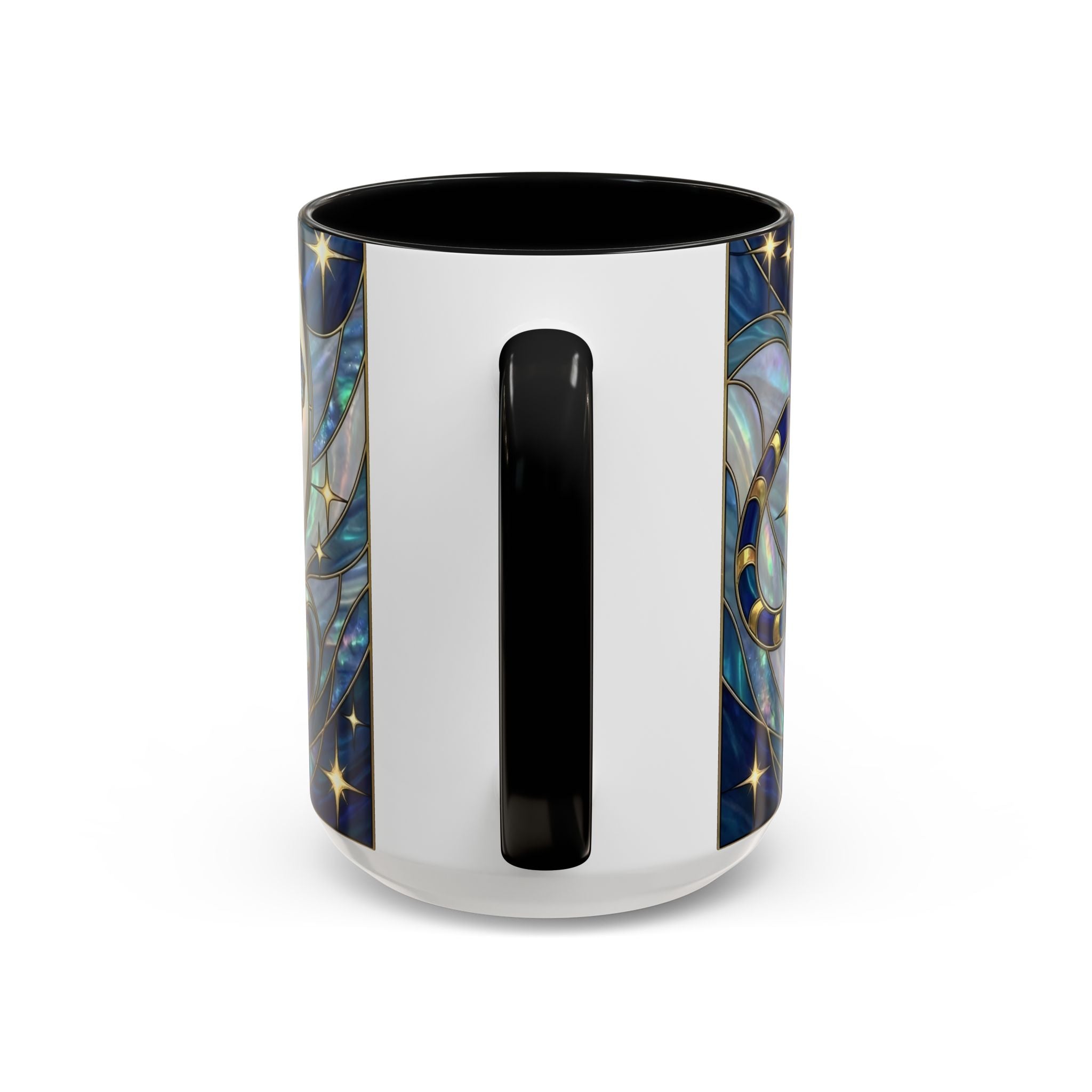 Sapphire Tiger Stained Glass Style Mug