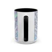 Aurora Peacock Stained Glass Style Mug
