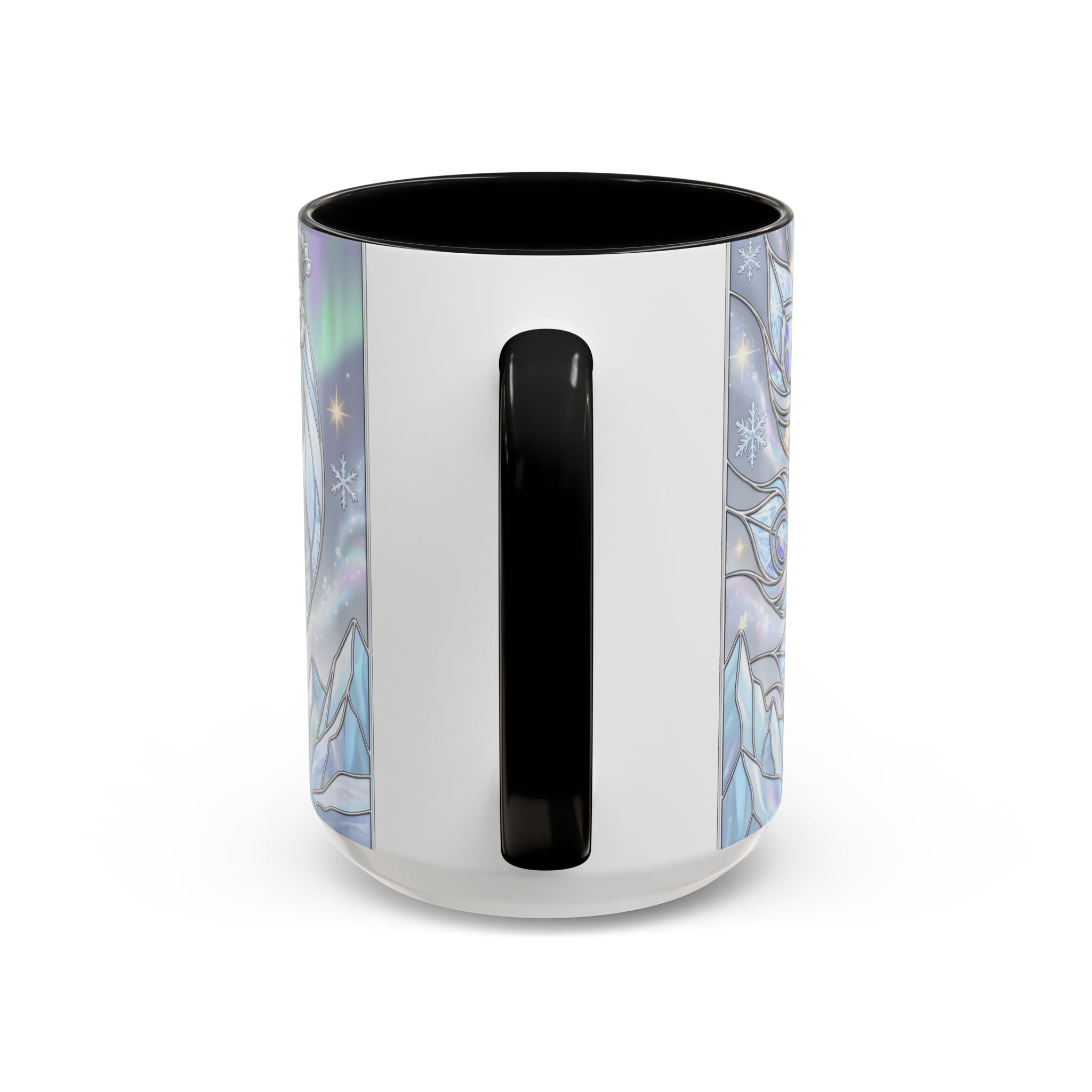 Aurora Peacock Stained Glass Style Mug