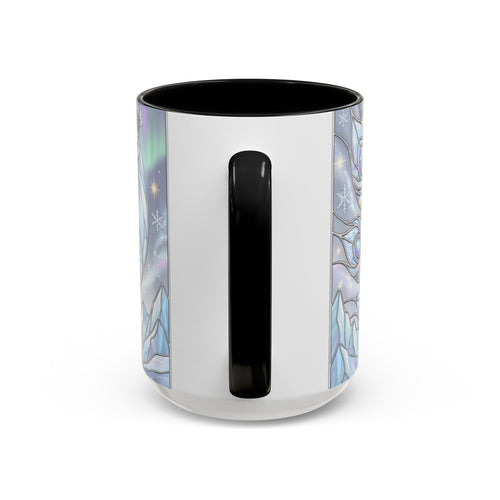 Aurora Peacock Stained Glass Style Mug