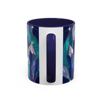 Crystal Wolf Stained Glass Style Mug