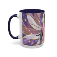 Rose Glow Staffordshire Bull Terrier Stained Glass Style Mug