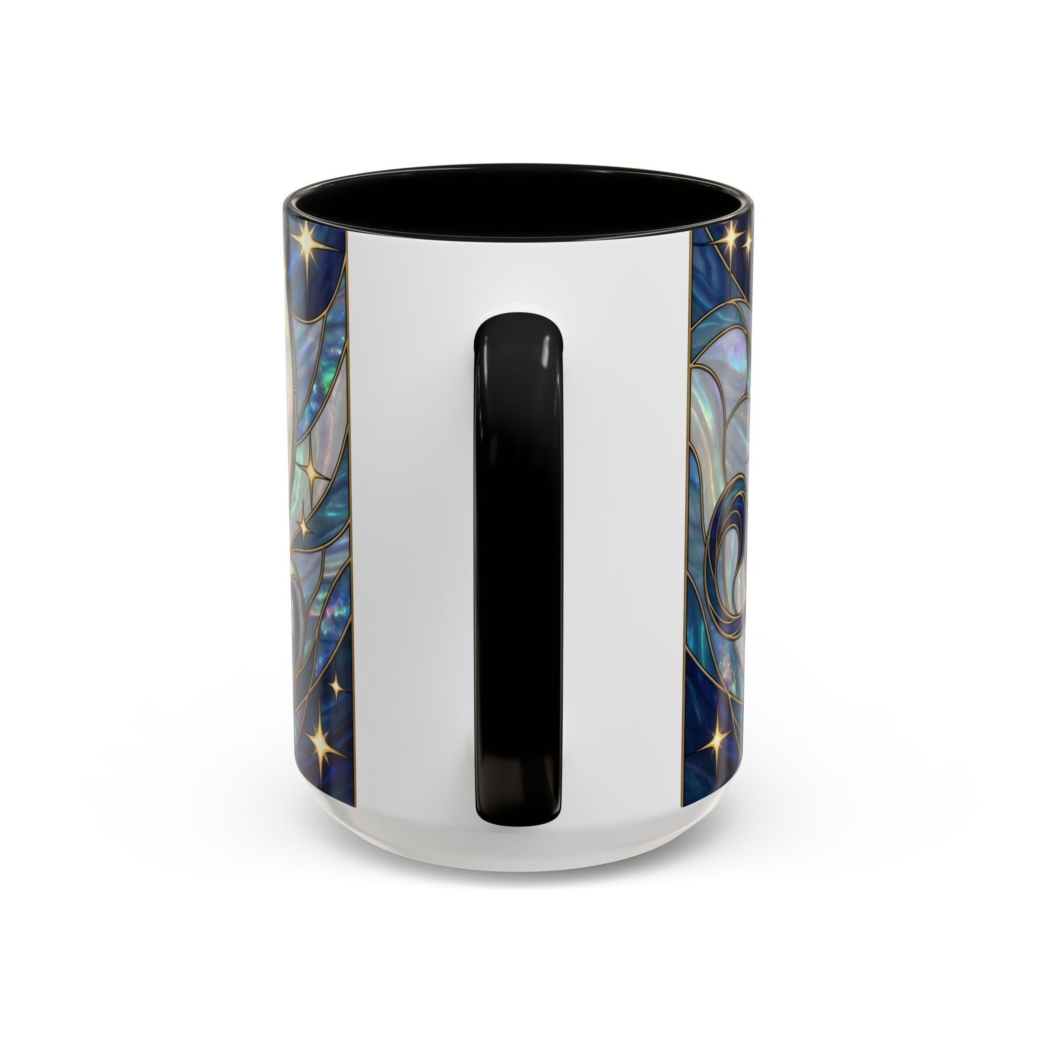 Sapphire Lion Stained Glass Style Mug