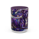 Cosmic Glow Staffy Stained Glass Style Mug