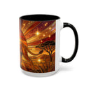 Savannah Lion Stained Glass Style Mug
