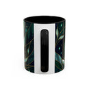 Teal Green Stained Glass Style Mug