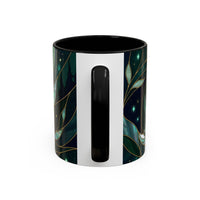 Teal Green Stained Glass Style Mug