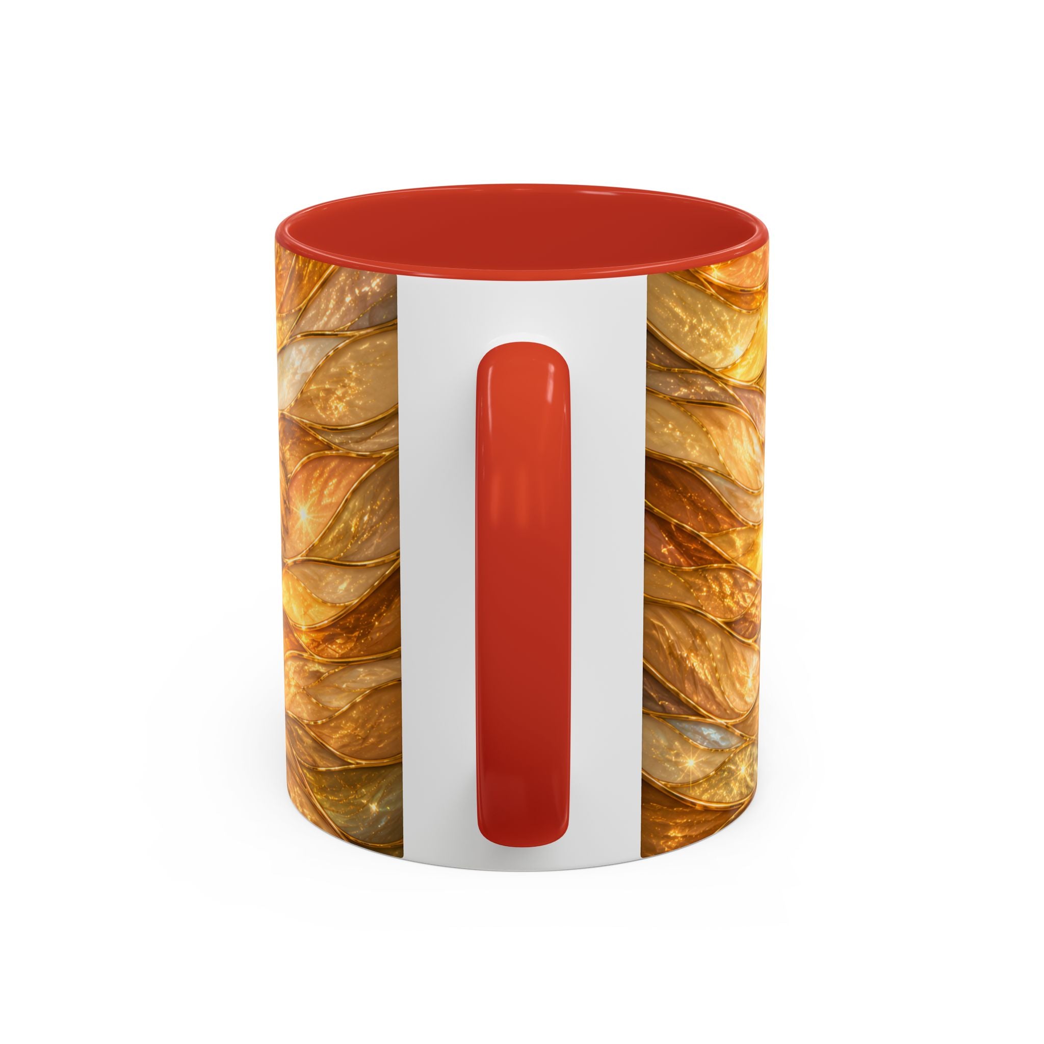 Golden Glow Golden Retriever Stained Glass Style Mug