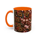 Sakura Peacock Stained Glass Style Mug