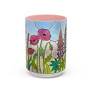 Wildflower Stained Glass Mug