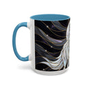 Night Wolf Stained Glass Style Mug