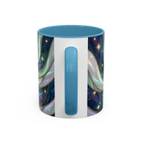 Aurora Glow Staffy Stained Glass Style Mug