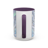 Aurora Peacock Stained Glass Style Mug