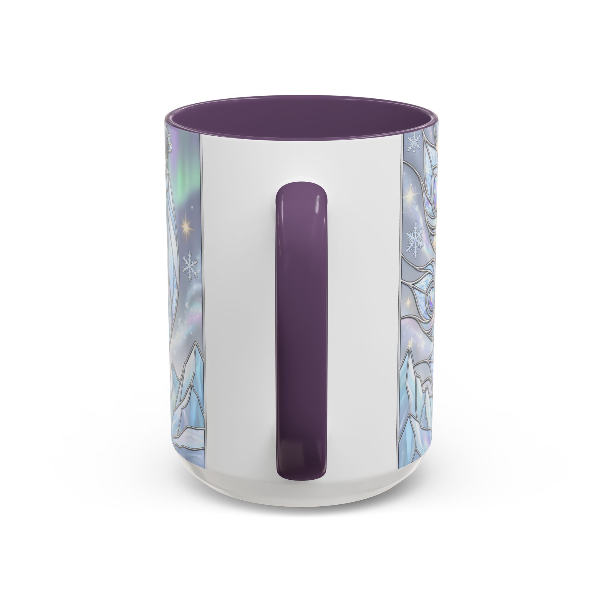 Aurora Peacock Stained Glass Style Mug
