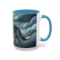 Storm Wolf Stained Glass Style Mug