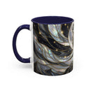 Midnight Wolf Stained Glass Style Mug