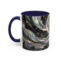 Midnight Wolf Stained Glass Style Mug
