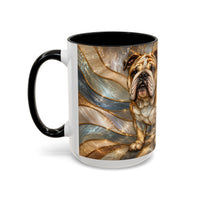 Regal Bulldog Stained Glass Style Mug