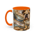 Regal Bulldog Stained Glass Style Mug