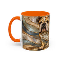 Regal Bulldog Stained Glass Style Mug