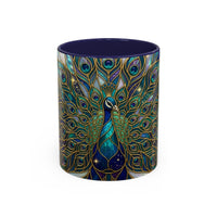 Peacock Stained Glass Mug