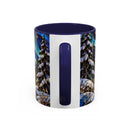 Aurora Lake Wolf Stained Glass Style Mug
