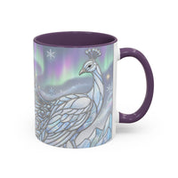 Aurora Peacock Stained Glass Style Mug