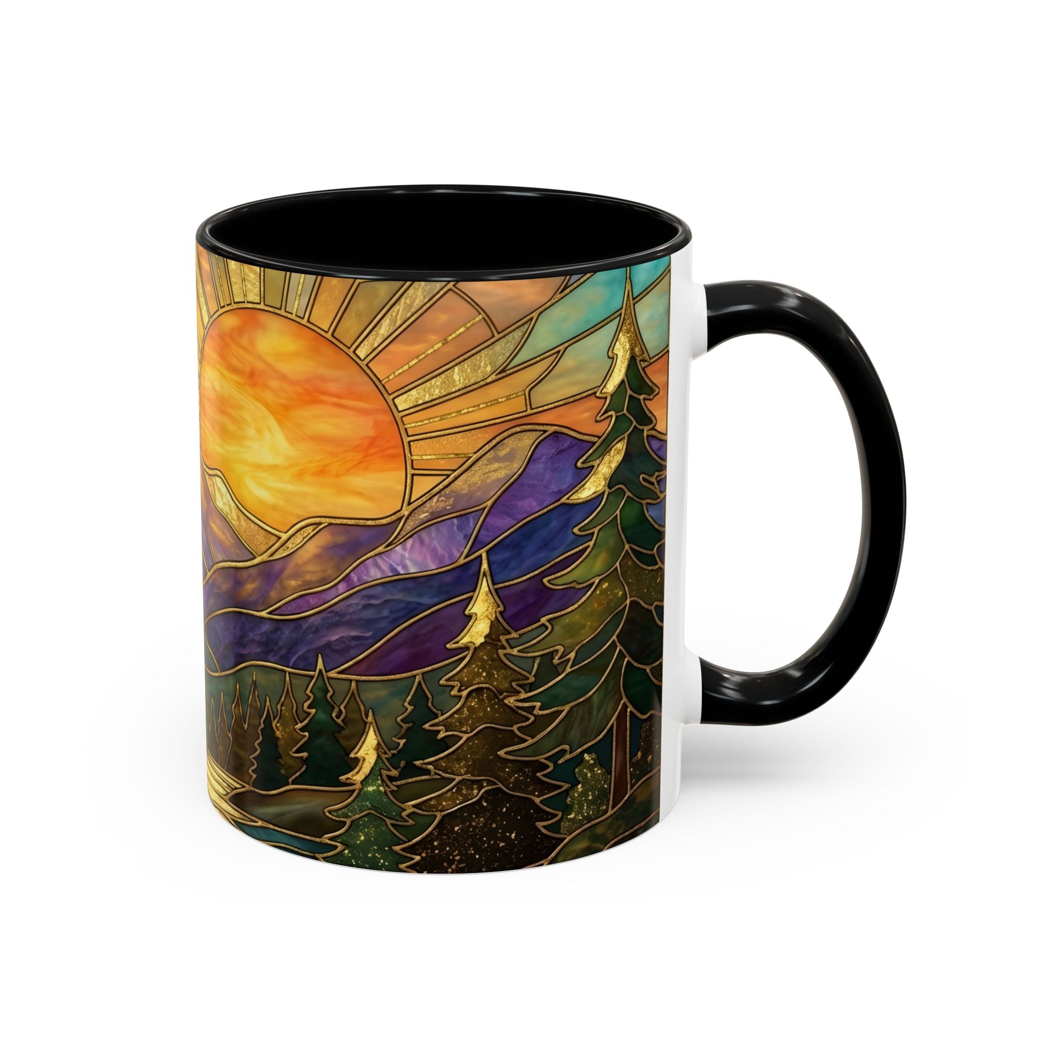 Sunrise Stained Glass Mug