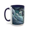 Storm Wolf Stained Glass Style Mug