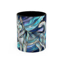 Aurora Husky Stained Glass Style Mug