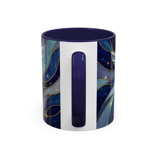 Midnight Hummingbird Stained Glass Style Mug