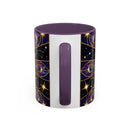Celestial Peacock Stained Glass Style Mug