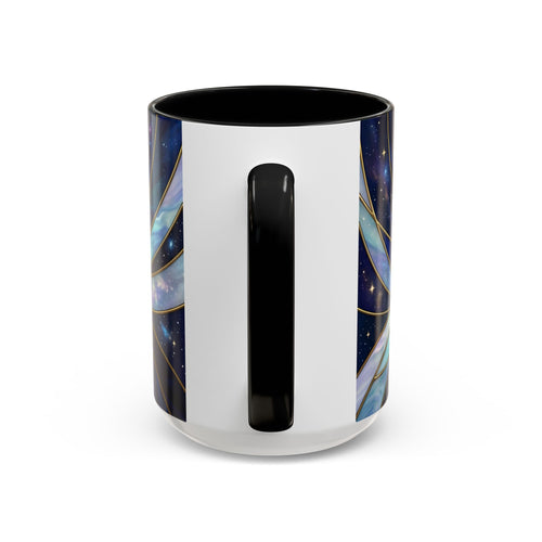 Sapphire Hummingbird Stained Glass Style Mug